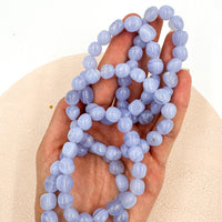 Pulsera Stone Calcedonia azul | Calma - Comunicación