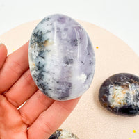 Palmstone Ópalo Dendrítico con Amatista | Calma emocional - Evolución personal