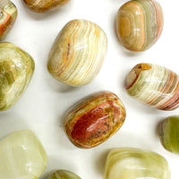 Ónix Verde Rodado | Calma emocional - Soltar el pasado