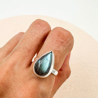 Anillo Labradorita | Transformación y protección