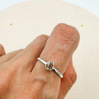 Anillo Cuarzo Herkimer | Calma - Sensibilidad