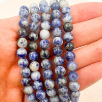 Pulsera Sodalita | 6mm | Hábitos - Autoestima
