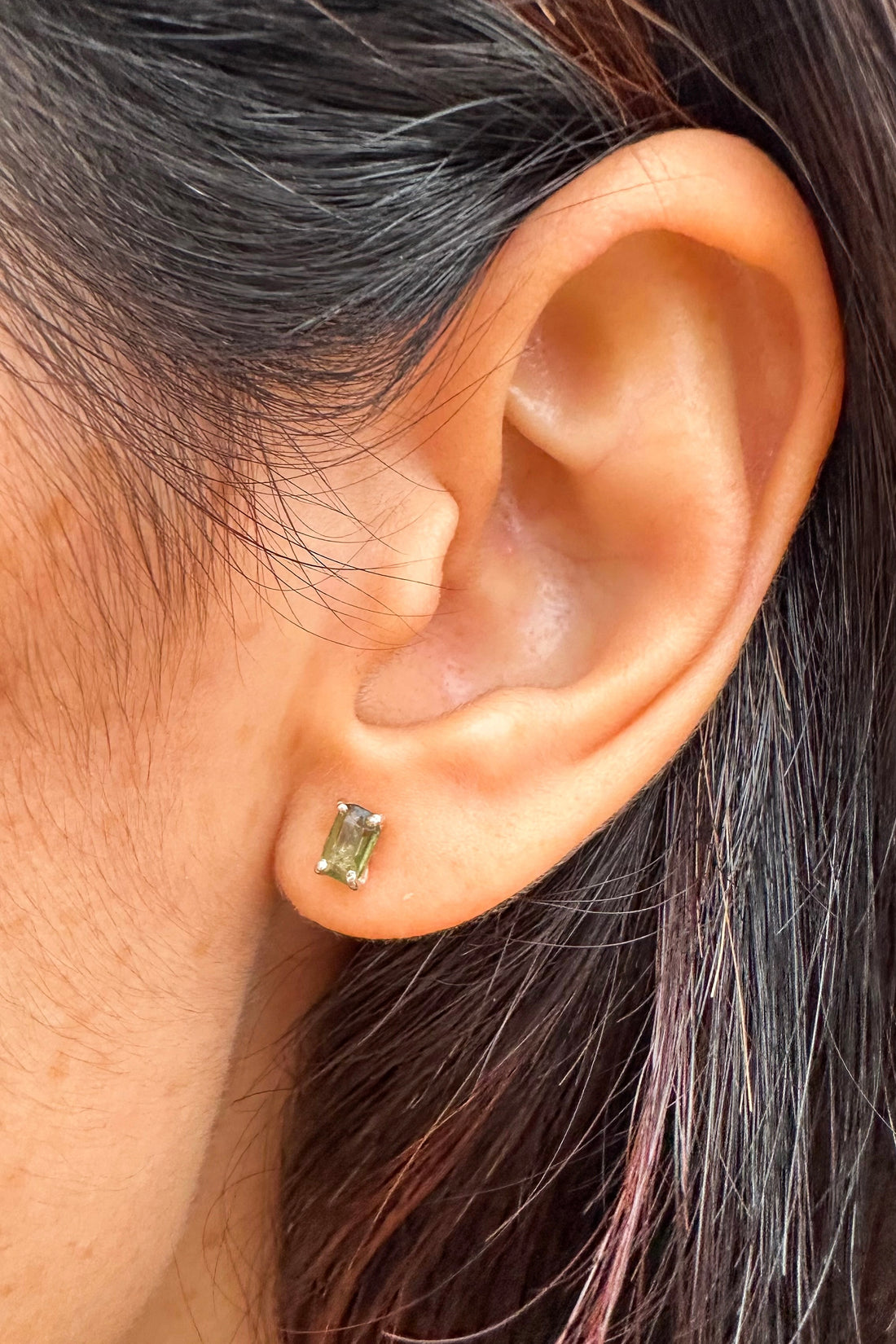 RESERVA ANTICIPADA | Pendientes Moldavita Facetada | Buena suerte - Espiritualidad