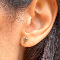 RESERVA ANTICIPADA | Pendientes Moldavita Facetada | Buena suerte - Espiritualidad