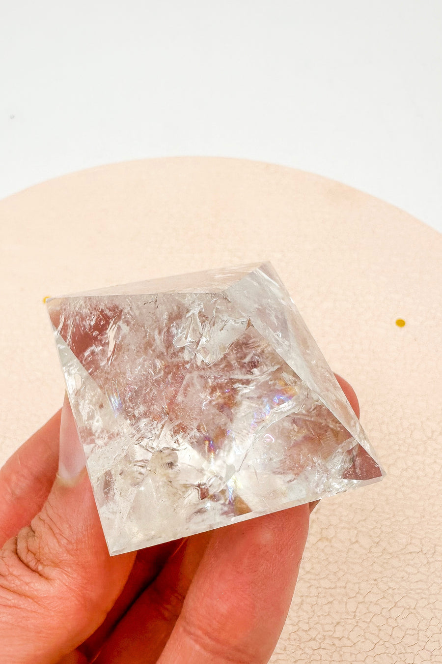 Octaedro Cristal de roca | Meditación - Positividad