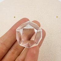 Pentadodecaedro Cristal de roca Extra | Meditación - Positividad