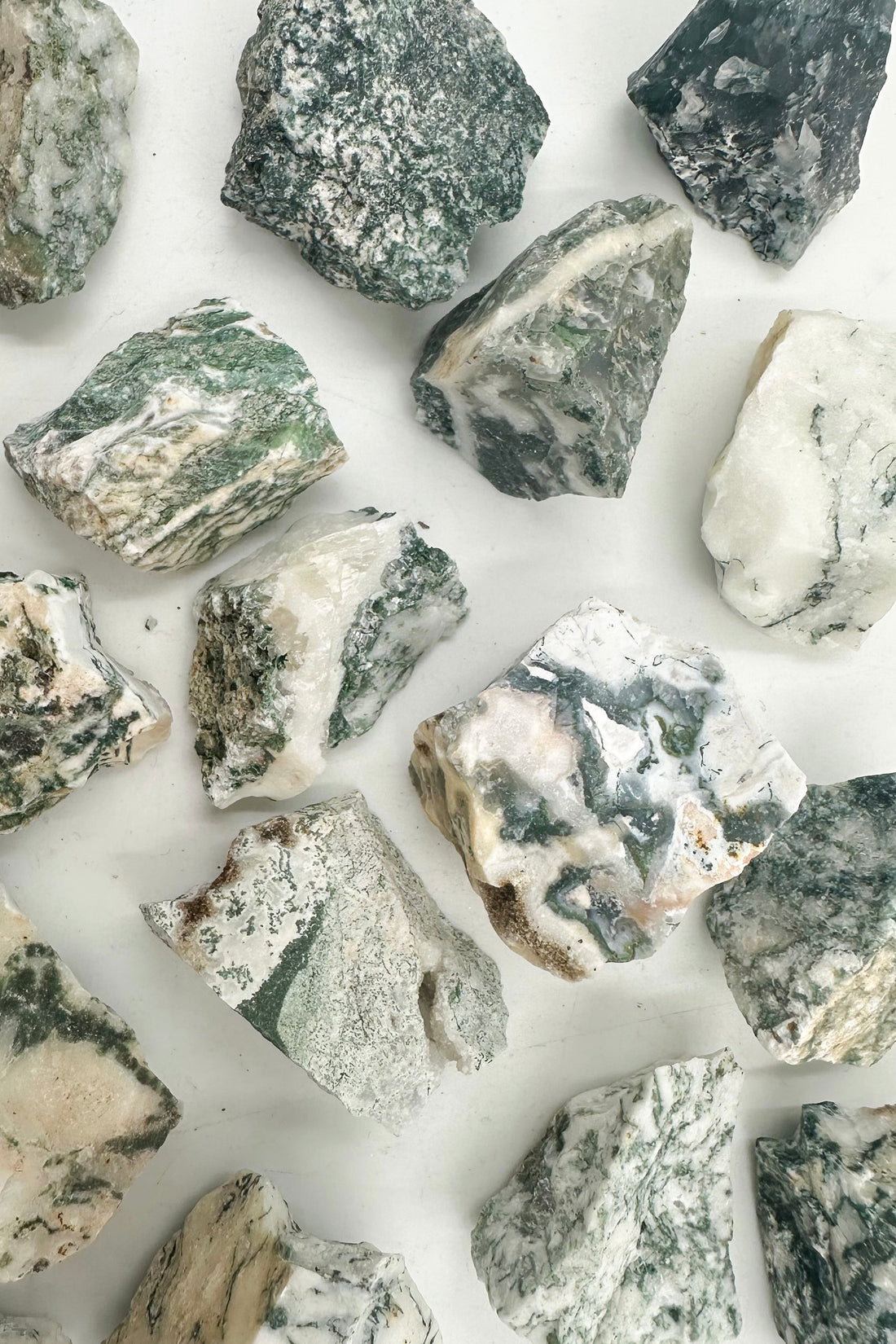 Ágata musgo Masivo | Optimismo - Equilibrio