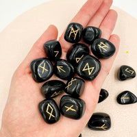 Runas Vikingas | Obsidiana negra | Autorrealización y Protección