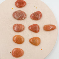 Jaspe Flamingo Rodado Plano | Enraizamiento - Protección