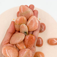 Jaspe Flamingo Rodado Plano | Enraizamiento - Protección