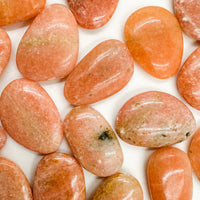 Jaspe Flamingo Rodado Plano | Enraizamiento - Protección