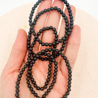 Pulsera Shungita | 4mm | Limpieza - Protección