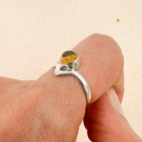 Anillo Citrino Calentado | Dinero - Éxito
