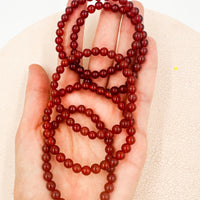 Pulsera Cornalina | 6mm | Alegría - Autoestima