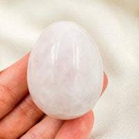 Huevo Yoni | Cuarzo Rosa | Amor propio - Sanación heridas emocionales