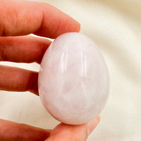 Huevo Yoni | Cuarzo Rosa | Amor propio - Sanación heridas emocionales