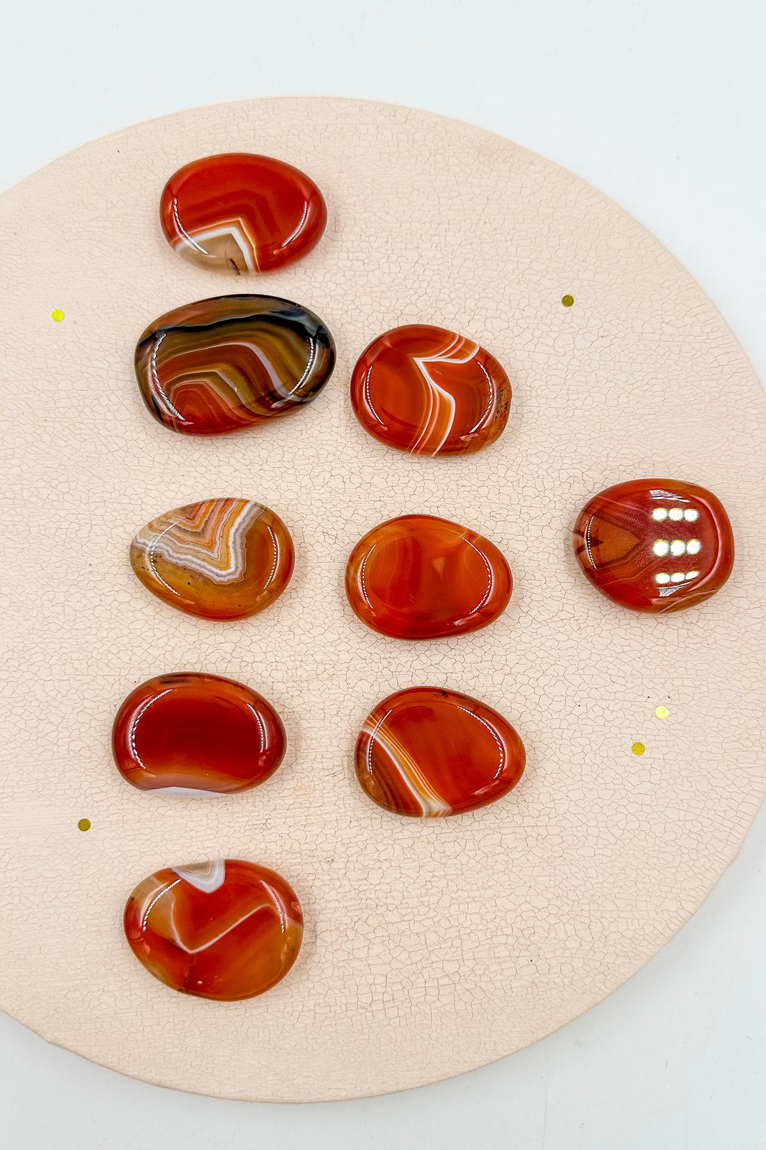 Cornalina Rodado Plano | Alegría y autoestima