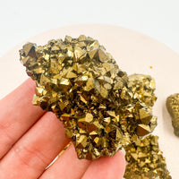 Drusa de Amatista Aura Oro | Fuerza - Poder interior