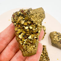 Drusa de Amatista Aura Oro | Fuerza - Poder interior