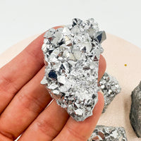 Drusa de Amatista Aura Plata | Canalizar - Intuición