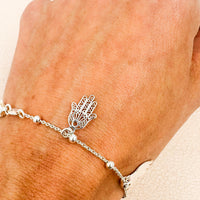 Pulsera Suerte y Protección | Plata