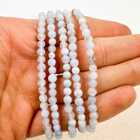 Pulsera Calcedonia azul | Calma - Comunicación