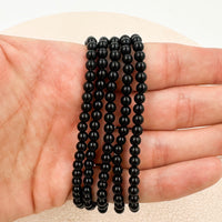 Pulsera Ónix negro | 4mm | Calma - Positividad
