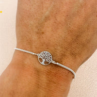 Pulsera Amuleto Protección | Plata | Nudo de bruja - San Benito - Árbol de la Vida