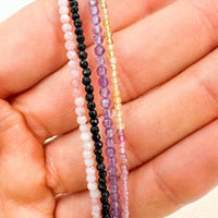 Pulsera de plata facetadas | 2mm |