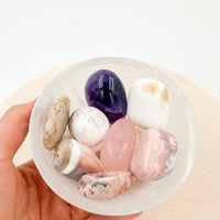 Bol de Selenita Redondo Pequeño | Bienestar - Tranquilidad