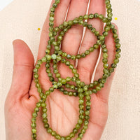 Pulsera Peridoto | 4mm | Limpieza energética - Conexión interior