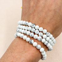 Pulsera Howlita | 6mm | Dormir bien y relajación