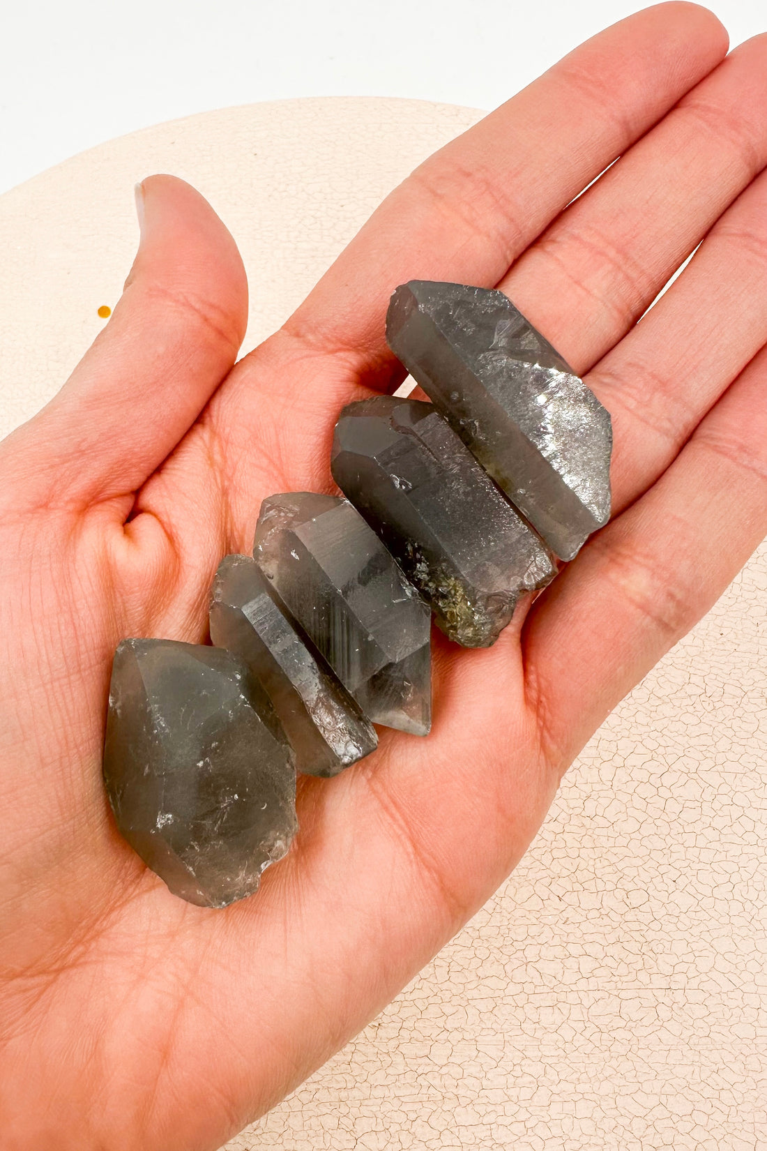 Punta Cuarzo Plata | Claridad mental - Protección