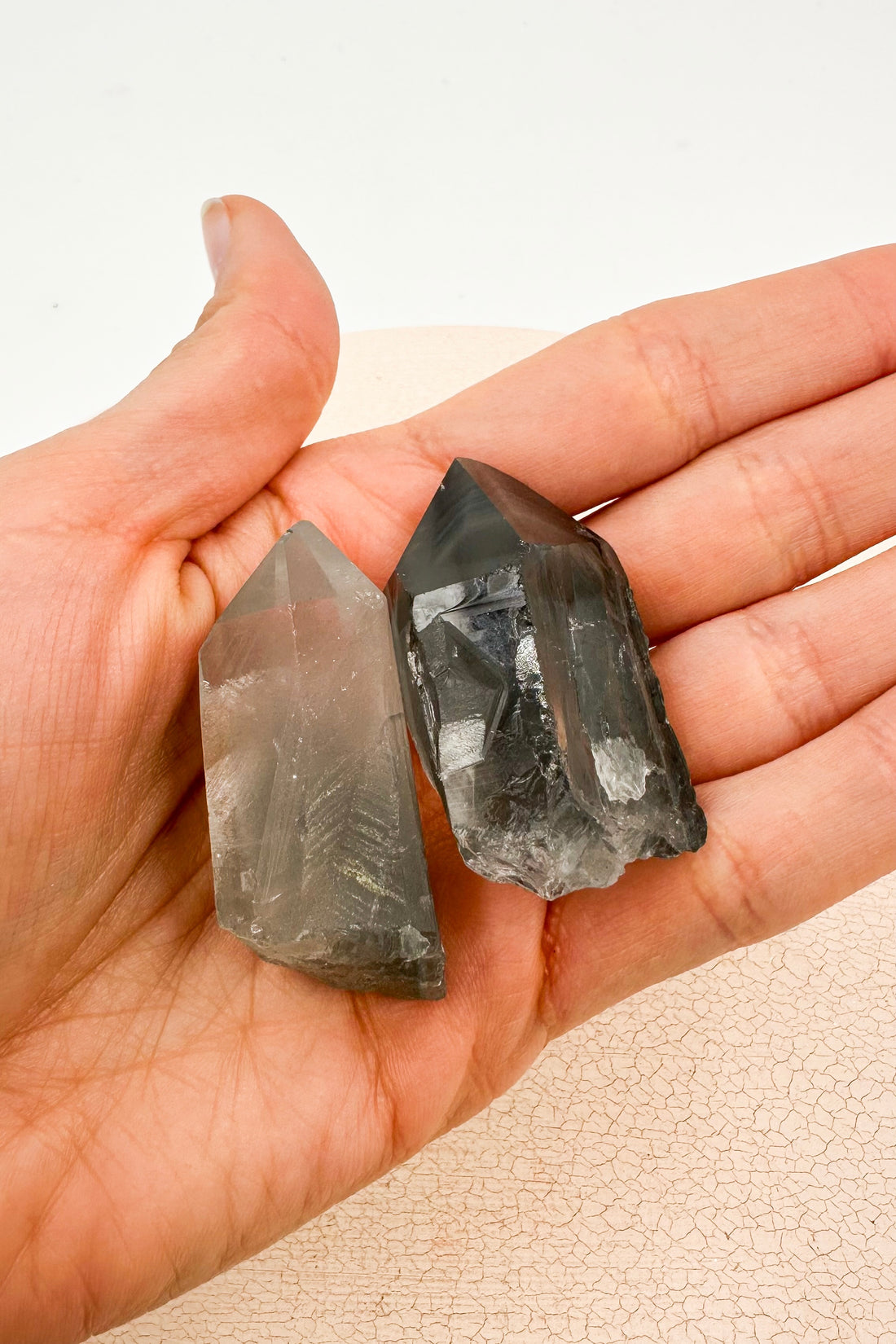 Punta Cuarzo Plata | Claridad mental - Protección