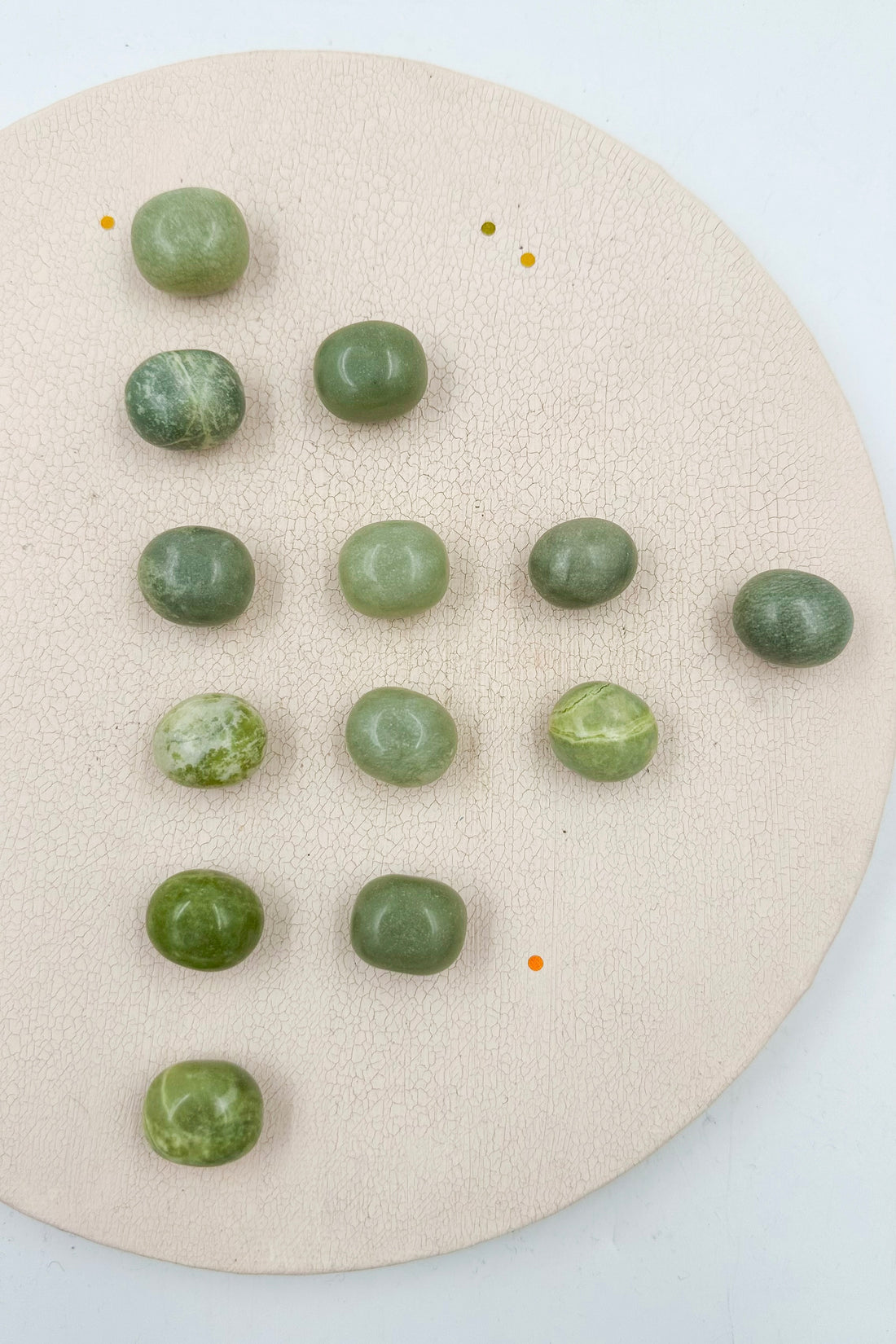 Jade verde Rodado | Abundancia - Buena Suerte