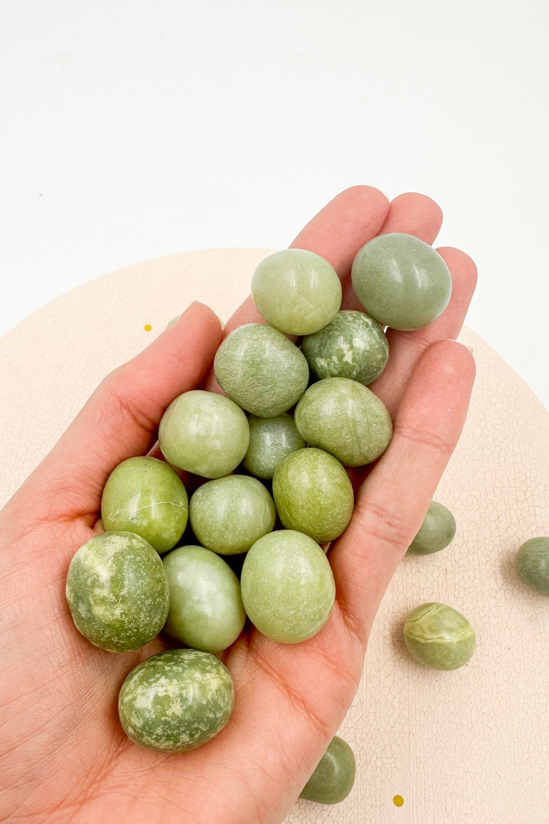 Jade verde Rodado | Abundancia - Buena Suerte