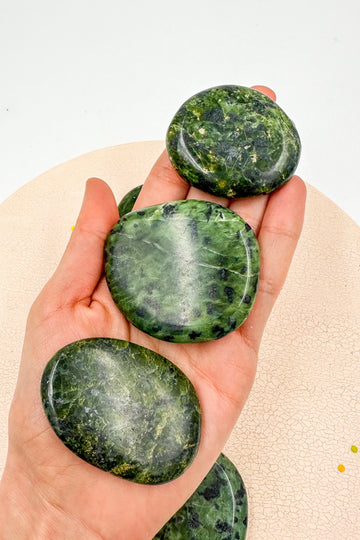 Palmstone Jade canadiense | Abundancia - Buena Suerte