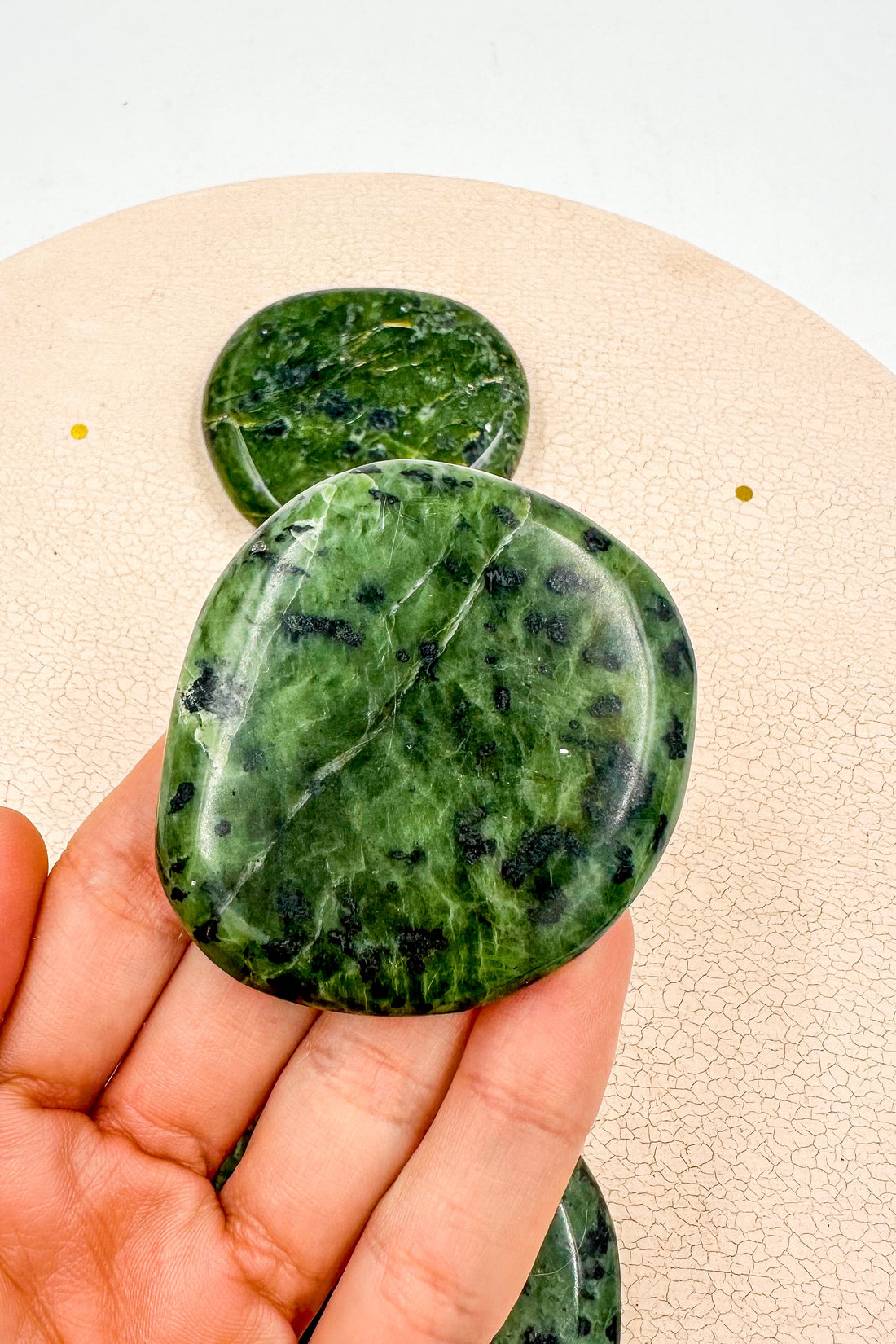 Palmstone Jade canadiense | Abundancia - Buena Suerte
