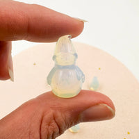 Especial Navidad | Muñeco de nieve de Opalita - Felicidad - Propósitos