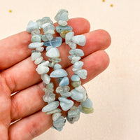Pulsera Chip | Aguamarina