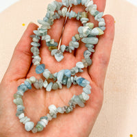 Pulsera Chip | Aguamarina