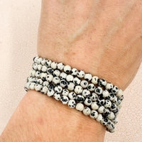 Pulsera Jaspe Dálmata | Equilibrio y Metas