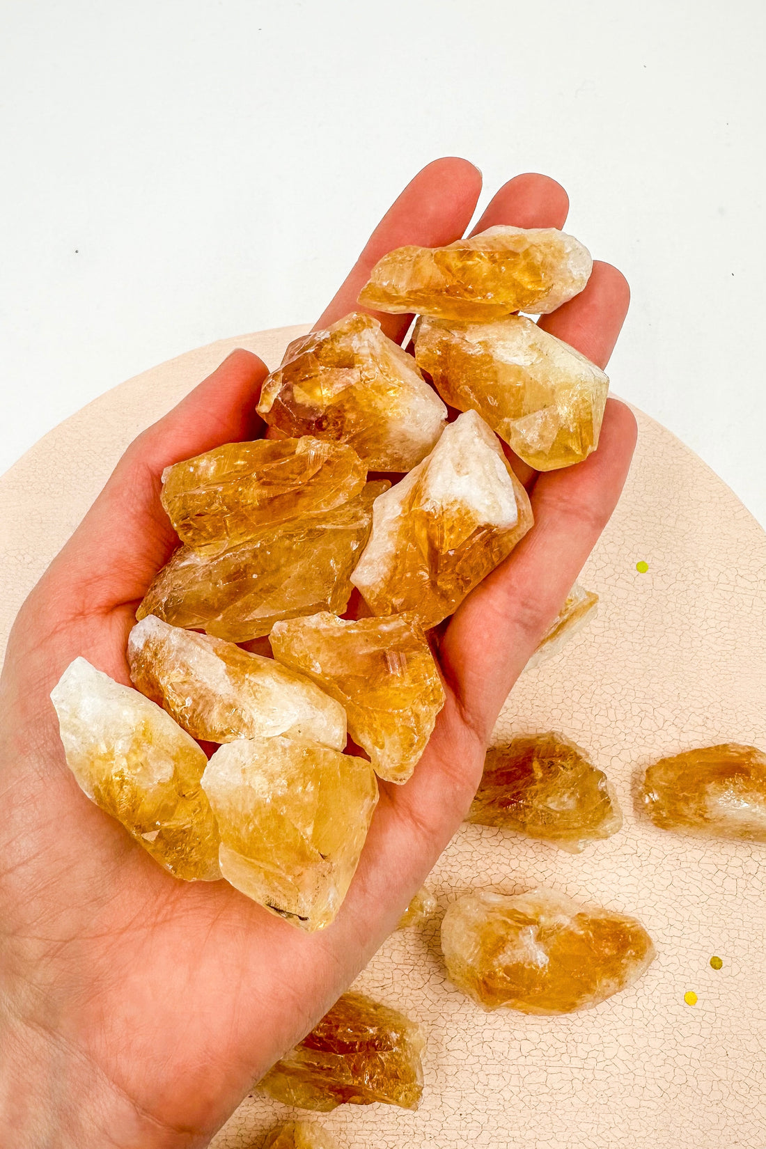 Massive Heated Citrine (Heated Amethyst) Raw | Abundance - Optimism