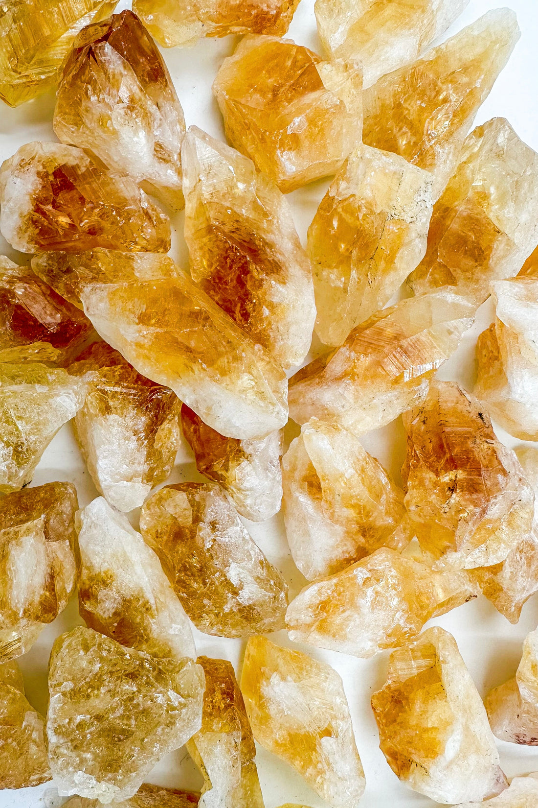Massive Heated Citrine (Heated Amethyst) Raw | Abundance - Optimism