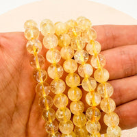 Pulsera Citrino Natural | 8 mm | Dinero - Éxito