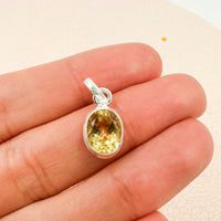 Colgante Citrino Calentado | Abundancia - Energía