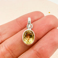 Colgante Citrino Calentado | Abundancia - Energía