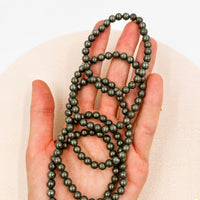 Pulsera Pirita | 6 mm | Abundancia - Positividad