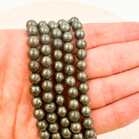 Pulsera Pirita | 6 mm | Abundancia - Positividad