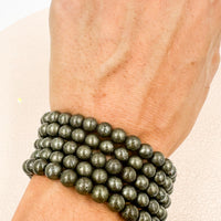 Pulsera Pirita | 6 mm | Abundancia - Positividad